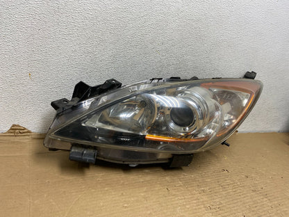 2010 - 2013 Mazda 3 Left Driver LH Halogen Headlight AG9277 DW1
