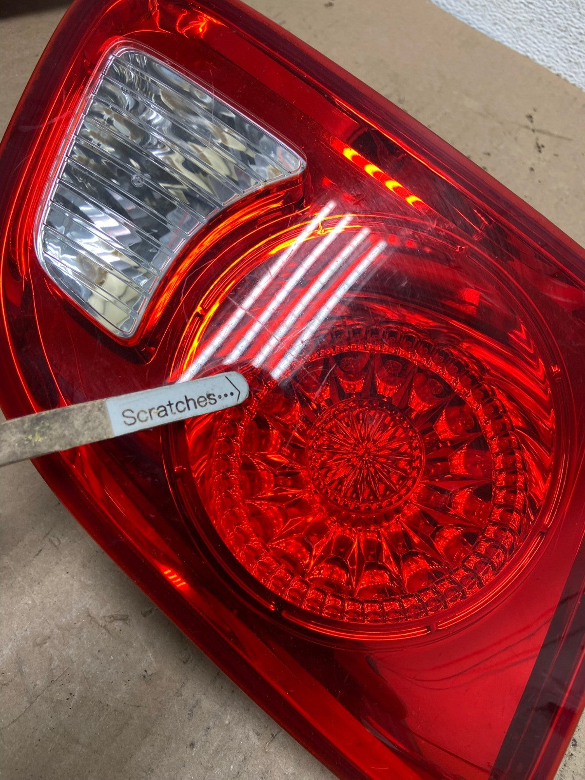 2007 2008 2009 Hyundai Santa Fe Left Driver LH Tail Light Inner AF3264 LK3
