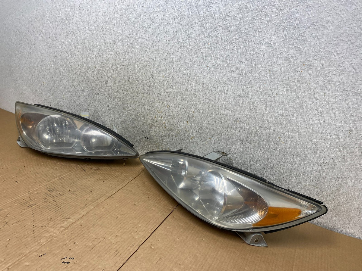 2002 2003 2004 Toyota Camry Left+Right Set Side Halogen Headlights AI6664 DW1