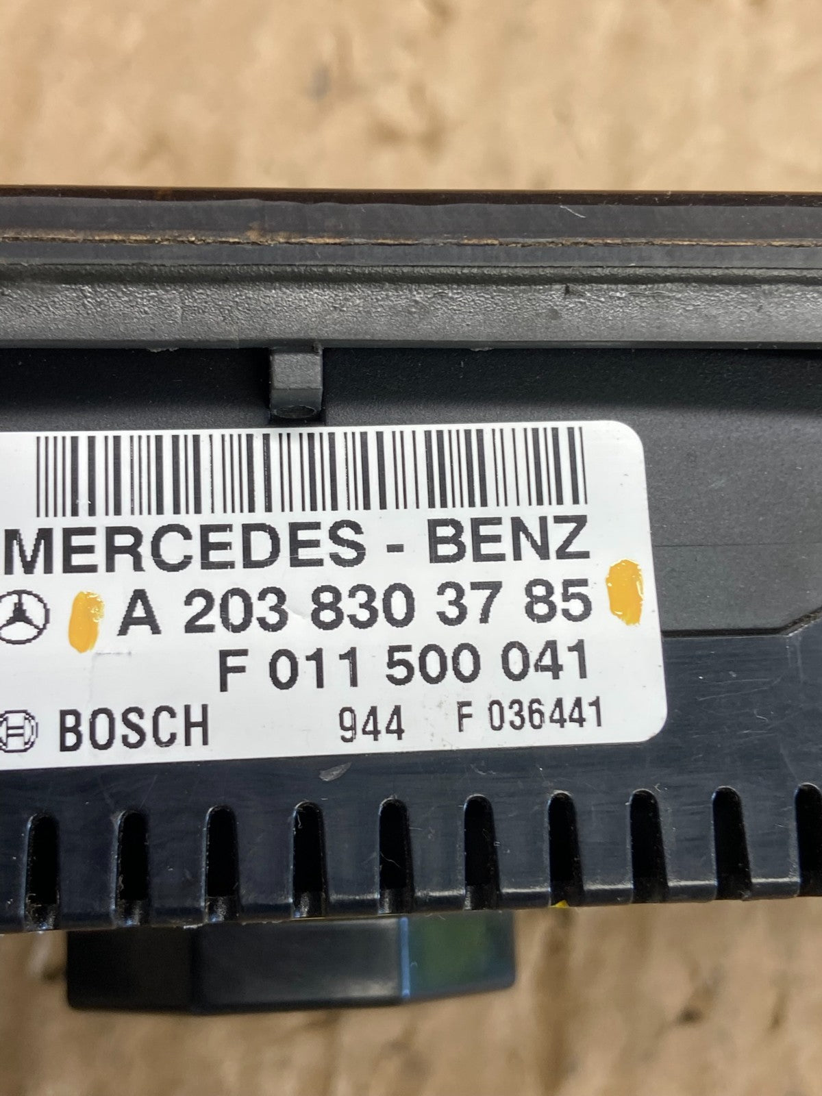 2005-2009 Mercedes W203 C230 C240 A/C Heater Climate Control Trim ad6894 DG4