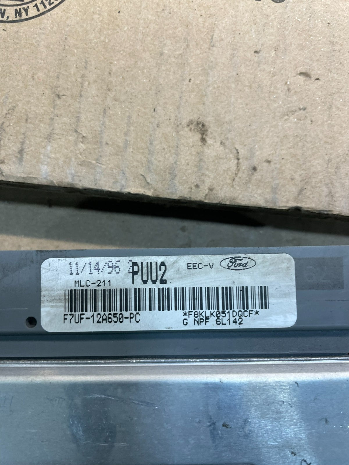1997 Ford Van E150 E250 Engine Control Module Unit ECU ECM v6706 DG3
