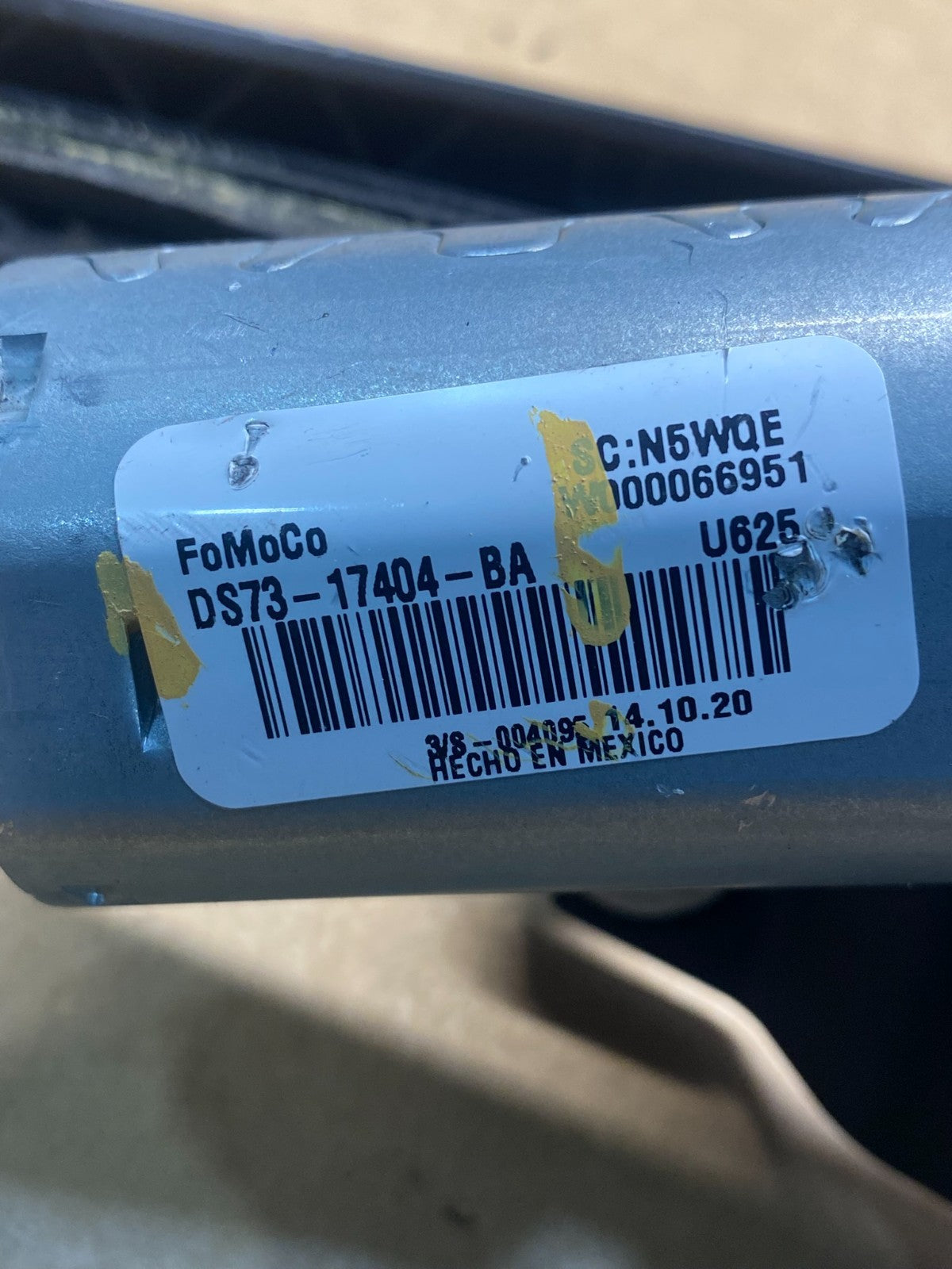 2020 to 2023 Ford Explorer Rear Windshield Wiper Motor AD7457 DG6