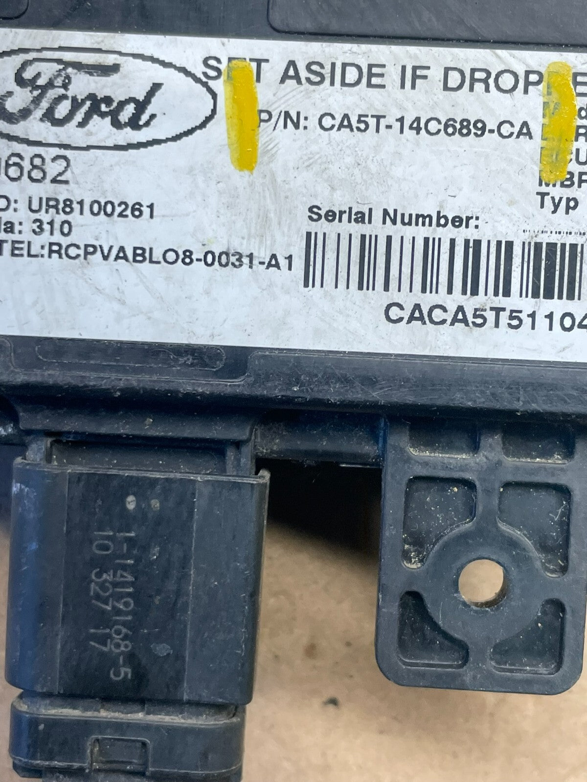2010 2011 2012 Ford Lincoln Rear Radar Blind Spot Module M4332 PS6