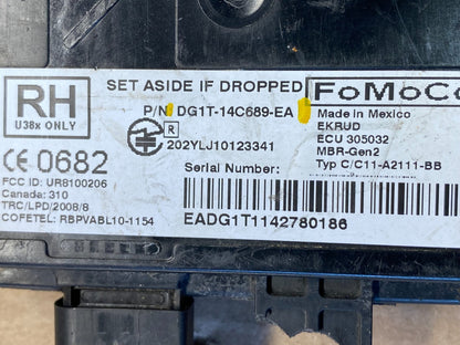 2013 to 2018 Ford Lincoln Rear Radar Blind Spot Module OEM r5957 DG6