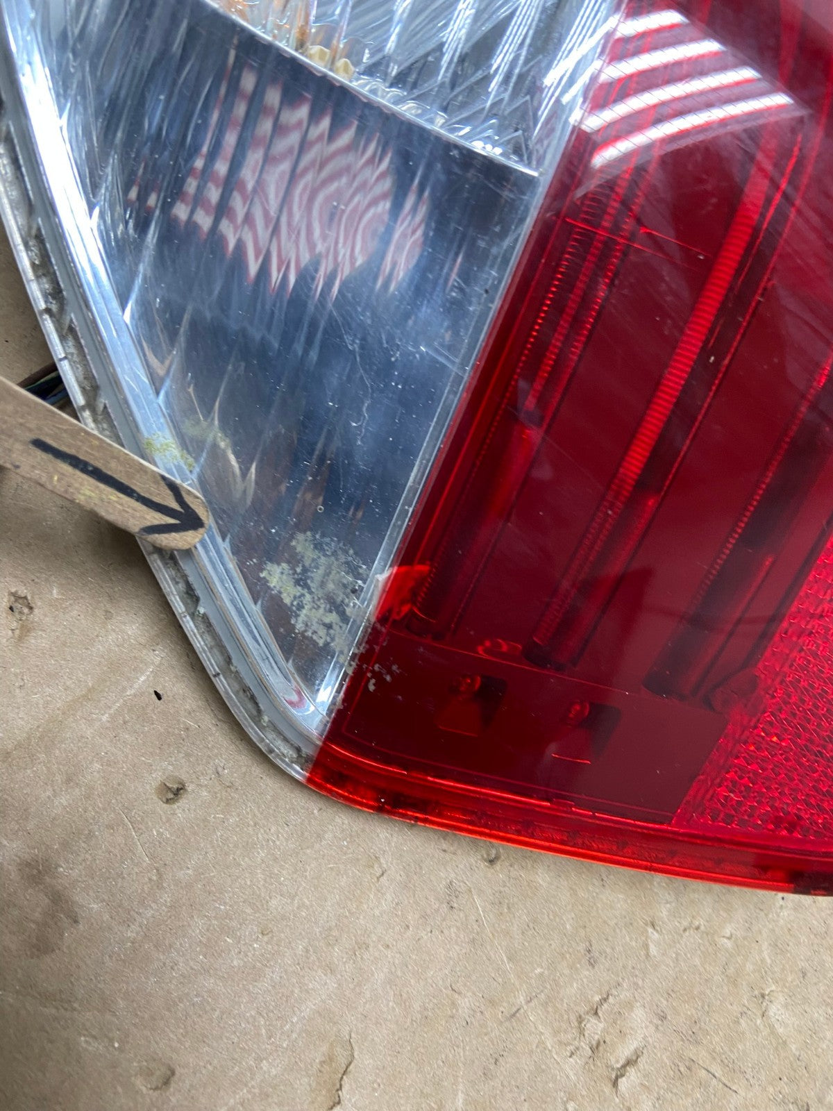 2007 2008 2009 2010 BMW X3 Left Driver Lh Side Tail Light AG1159 LK3