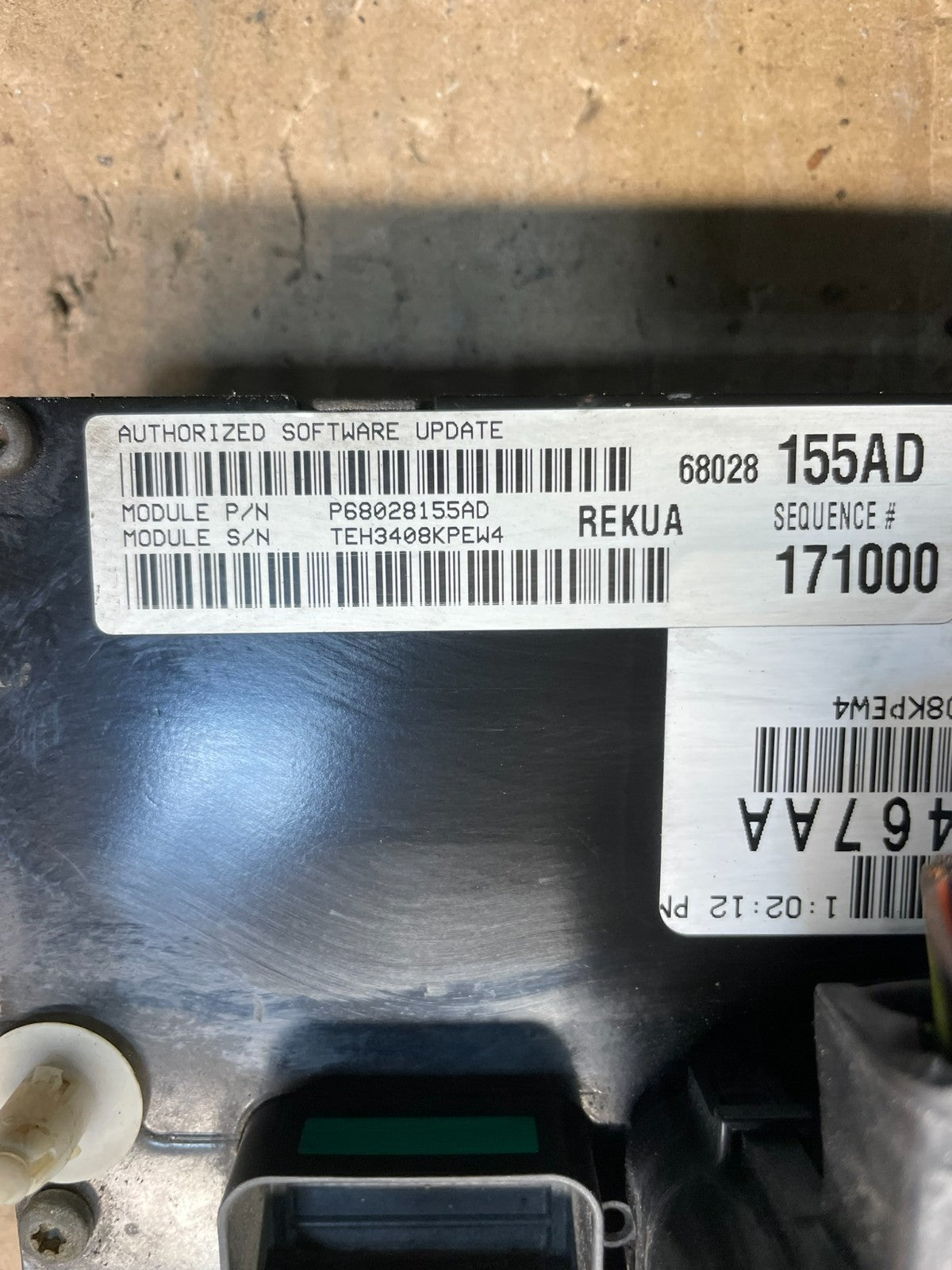 2009 to 2010 Jeep Grand Cherokee Computer Engine Control ECU ECM S2295 DG3