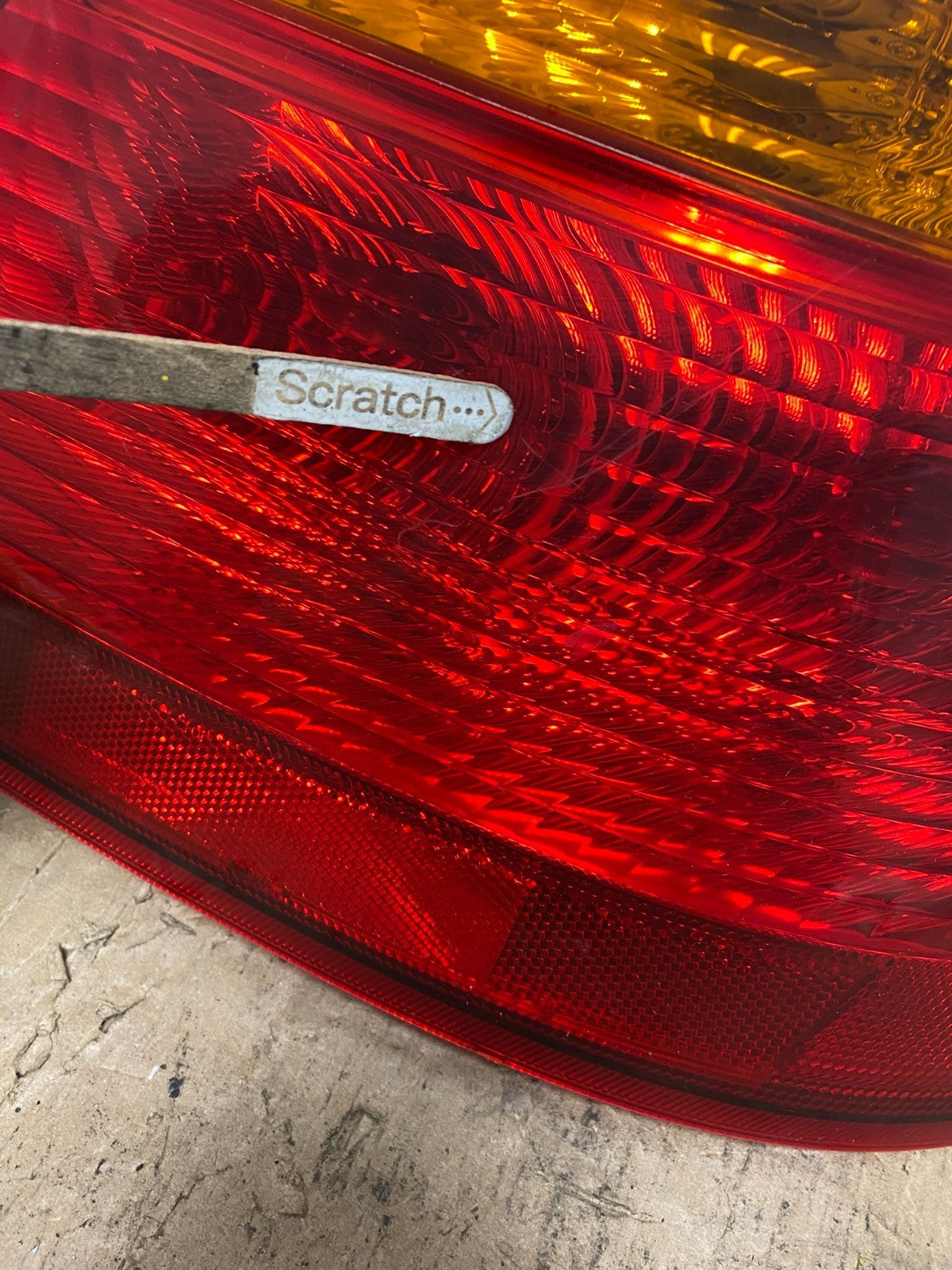 2001 - 2002 Chrysler Sebring Coupe Right Passenger Side Tail Light s1688 DG3