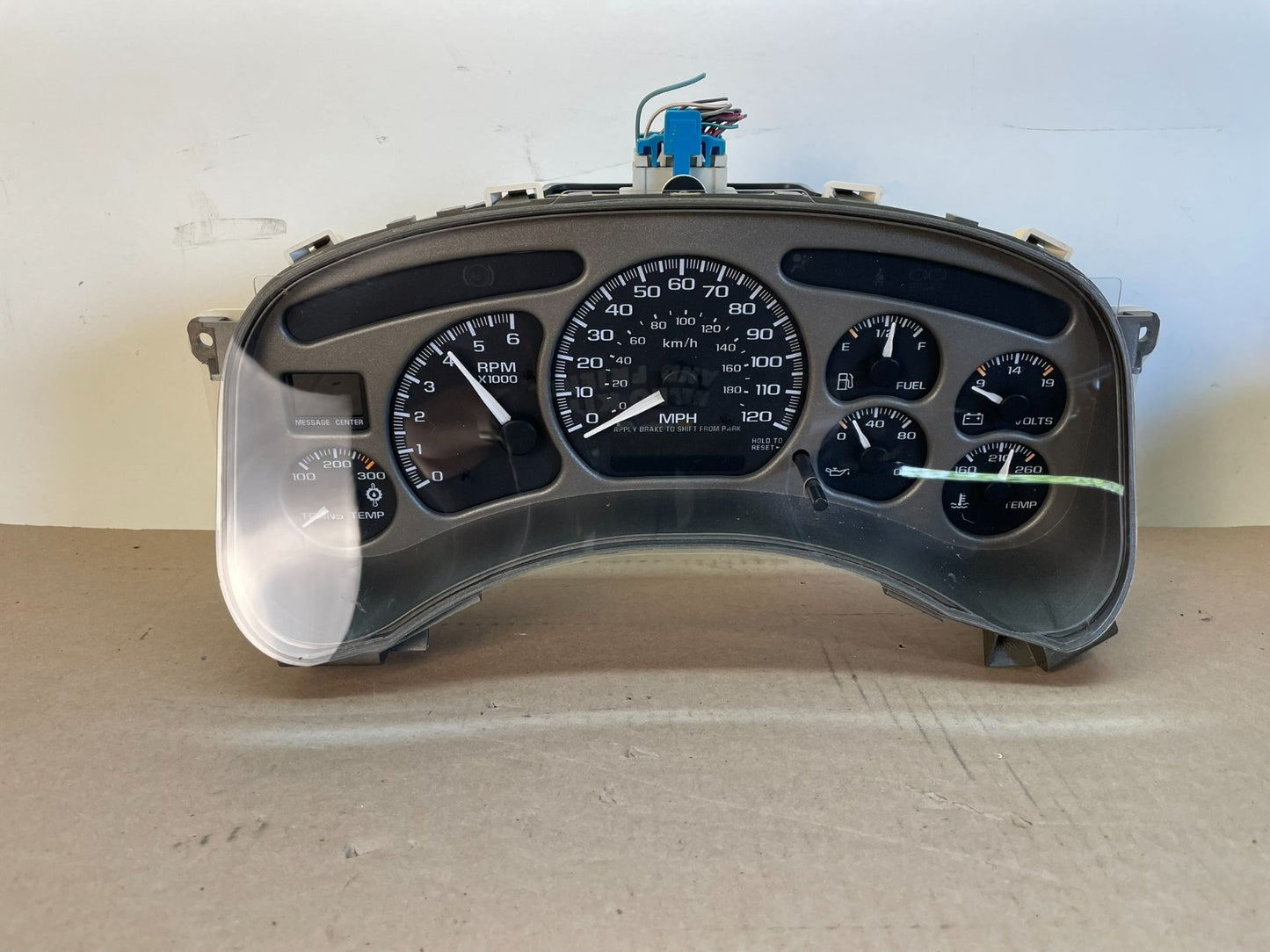 1999 to 2002 Chevrolet Silverado Sierra Cluster Gauge Speedometer ECM AG1033 DG0
