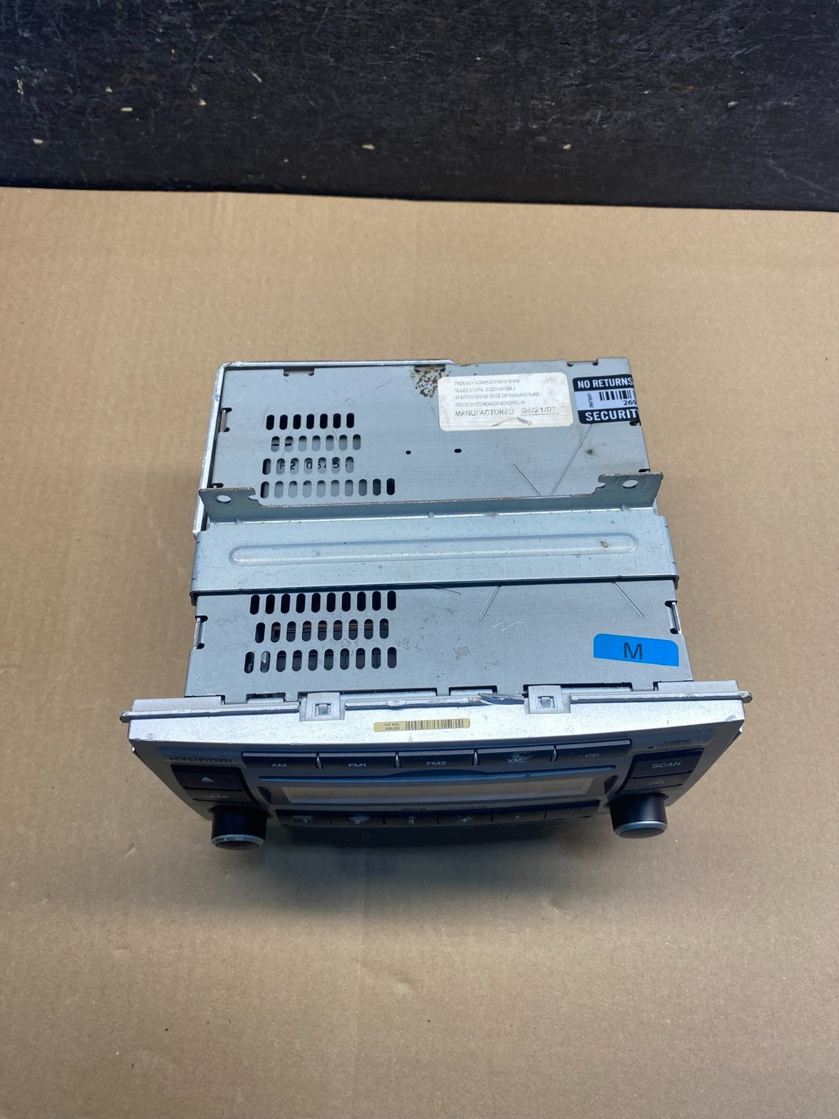 2007 to 2009 Hyundai Santa Fe AM/FM Radio CD Player ag1772 DG3