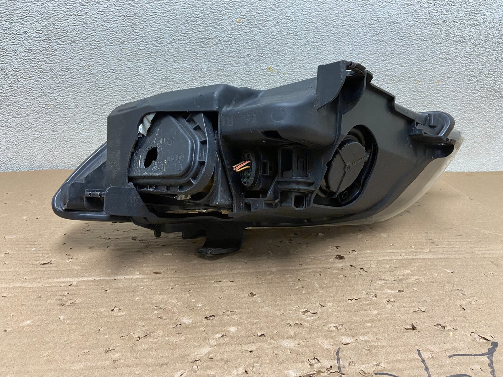 2007- 2009 Audi Q7 Right Passenger RH Side Black Halogen Headlight Oem AB1545 DG7