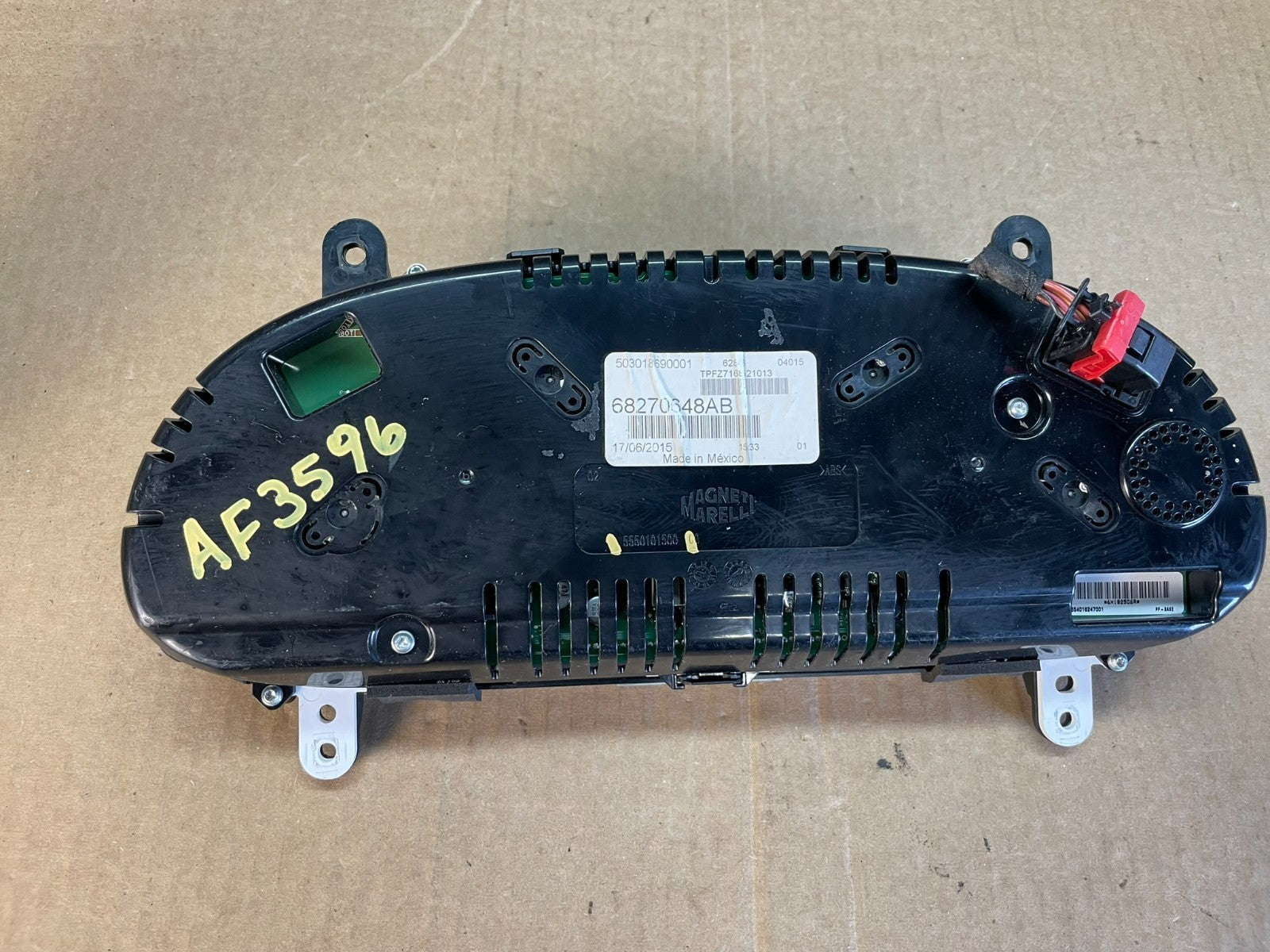 2016 Dodge Dart Speedometer Instrument Cluster Gauges AF3596 DG7