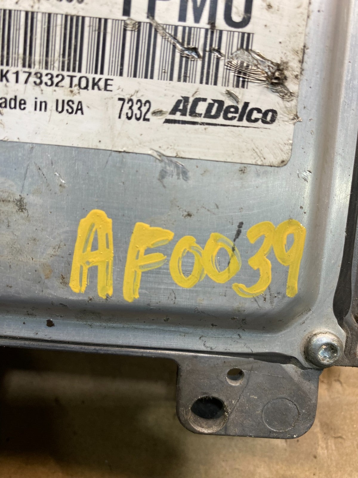 2008 Chevrolet Silverado 2500 5.3L Engine Control Module ECM ECU AF0039 DG4