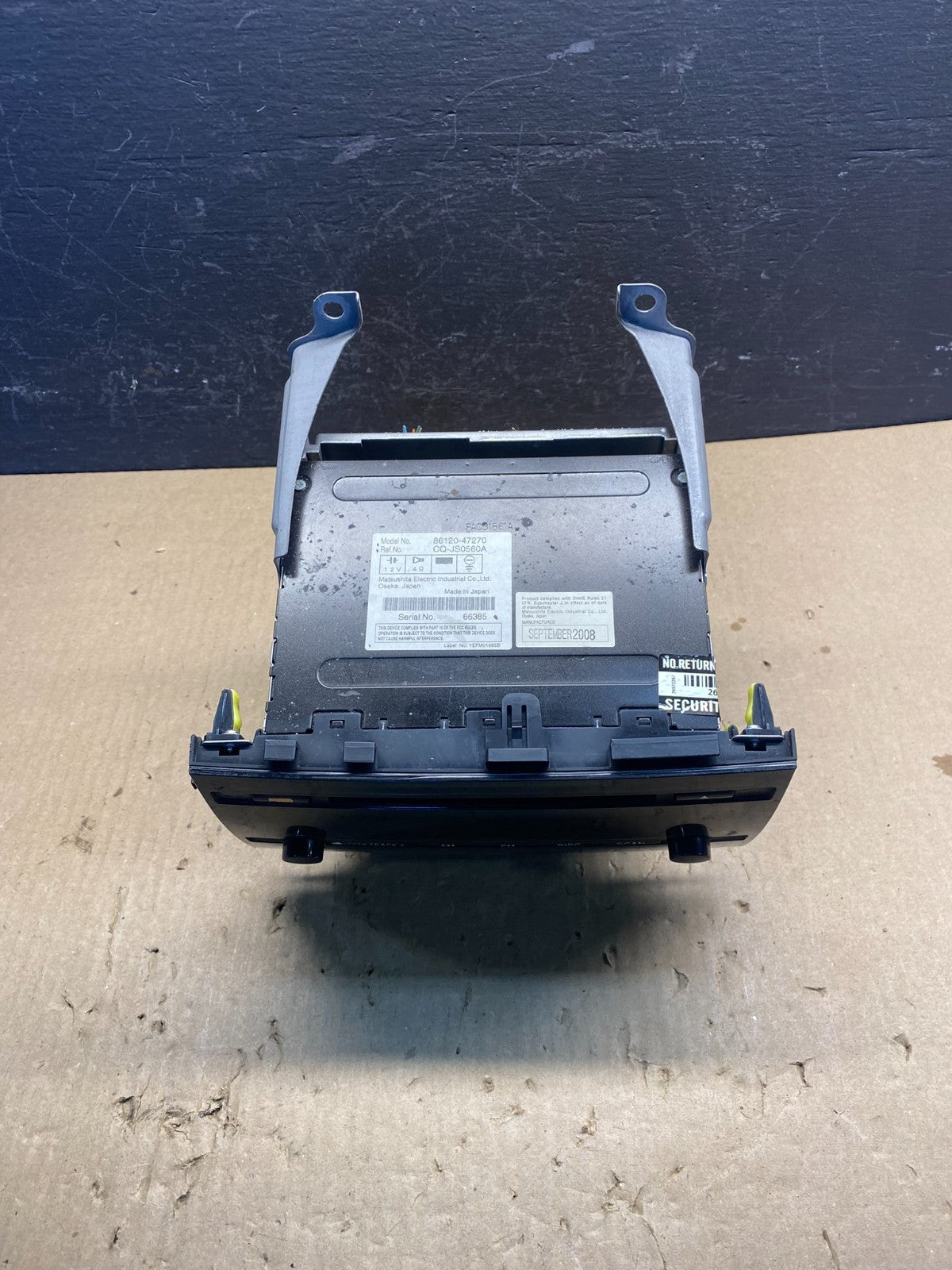 2006 to 2009 Toyota Prius Radio AM/FM CD Player AC8948 DG3
