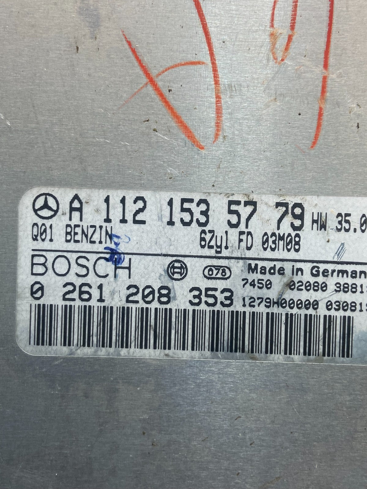 1999 to 2005 Mercedes E320 CLK320 Engine Control Unit ECU Module AD1814 DG2