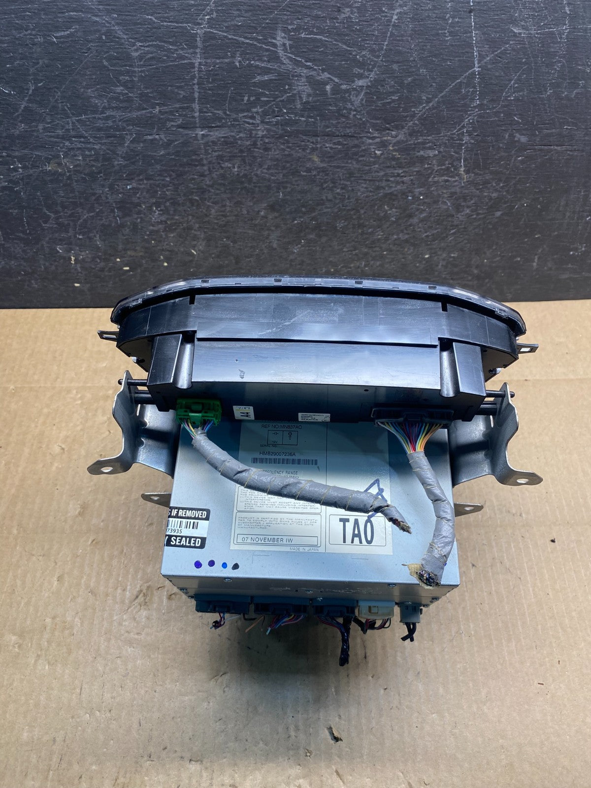2007 to 2009 Acura Mdx Radio Stereo 6 CD Player Climate Control Pan OE AG7338 DG3