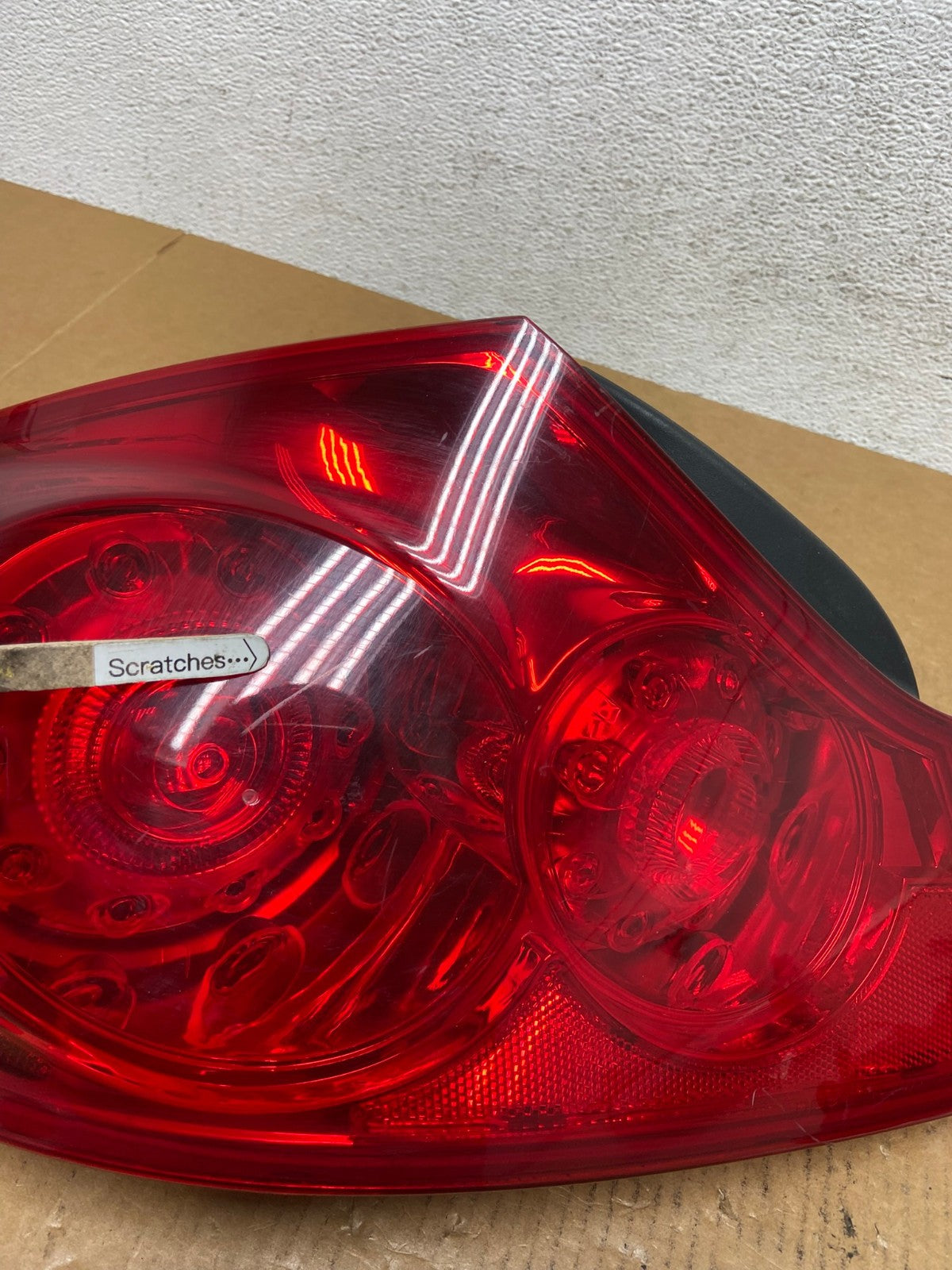 2007 to 2013 Infiniti G35 G37 Sedan Left Driver LH Tail Light DEPO AD9308 LK3