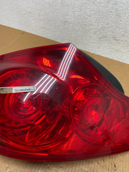 2007 to 2013 Infiniti G35 G37 Sedan Left Driver LH Tail Light DEPO AD9308 LK3