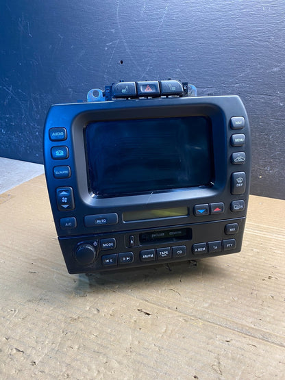 2002-2008 Jaguar X-Type Climate Control Control Screen Display Radio ae4805 DG0