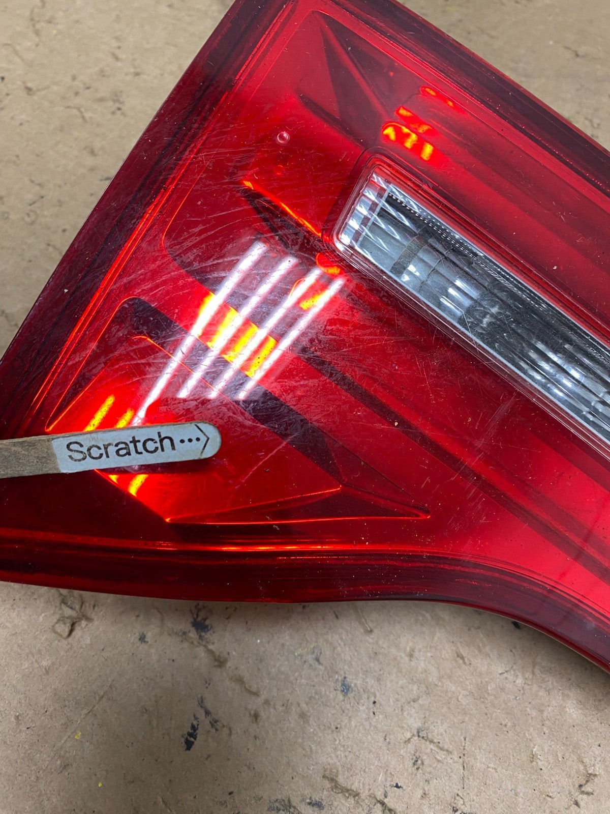2007 2008 2009 Acura Mdx Left Driver Lh Side Inner Tail Light Oem P1450 DW5