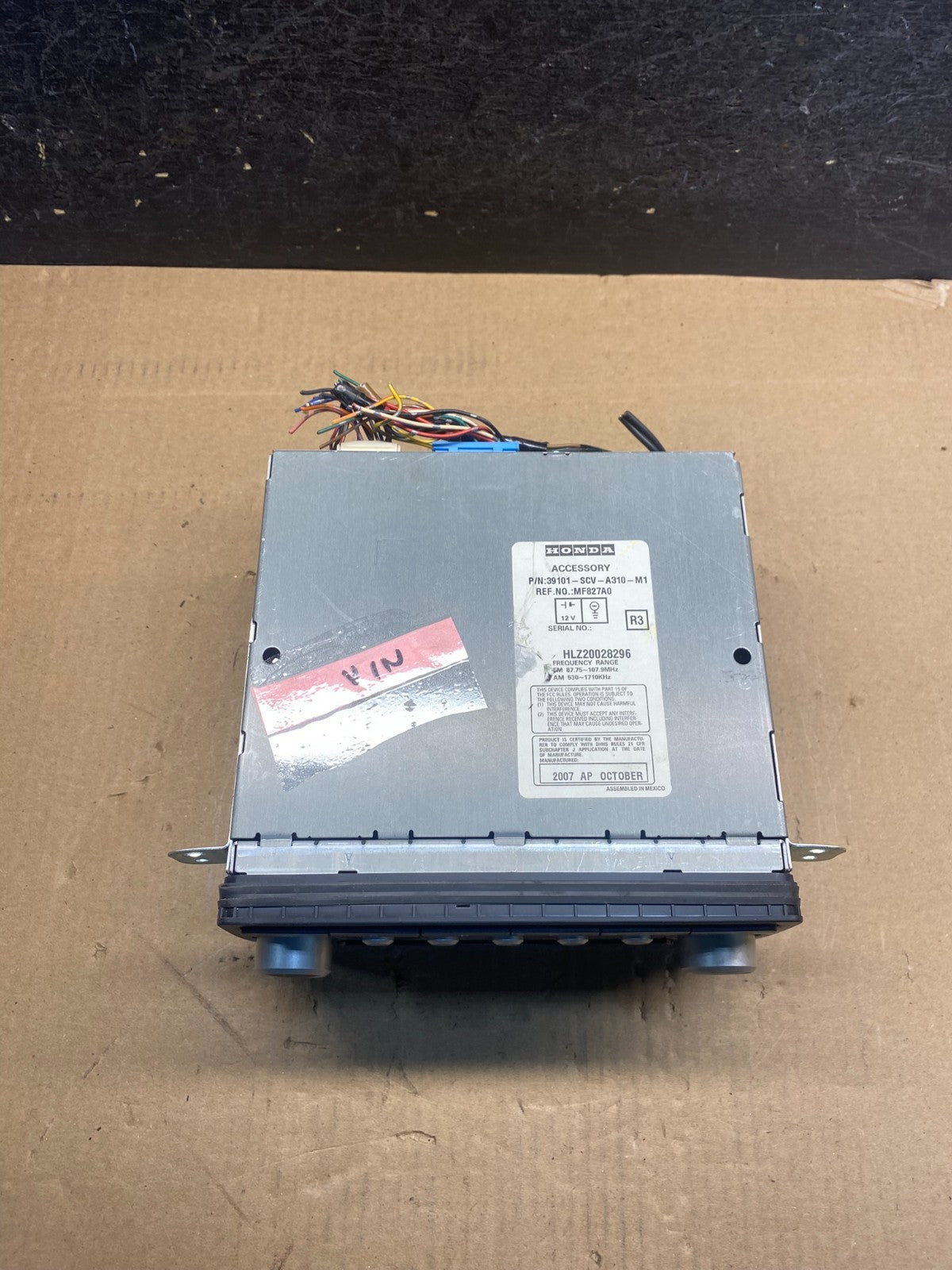 2007-2011 Honda Element Radio AM FM Stereo Cd Player ah4781 DG4