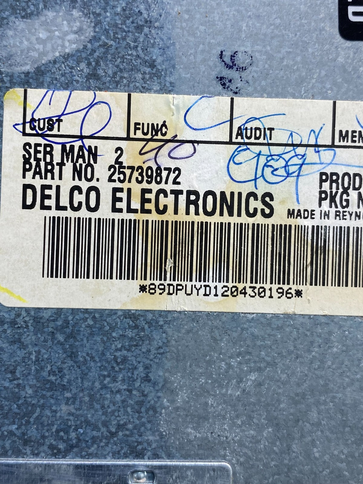 1998-2004 Cadillac Seville Radio CD Cassette Player Stereo AE7406 DG6
