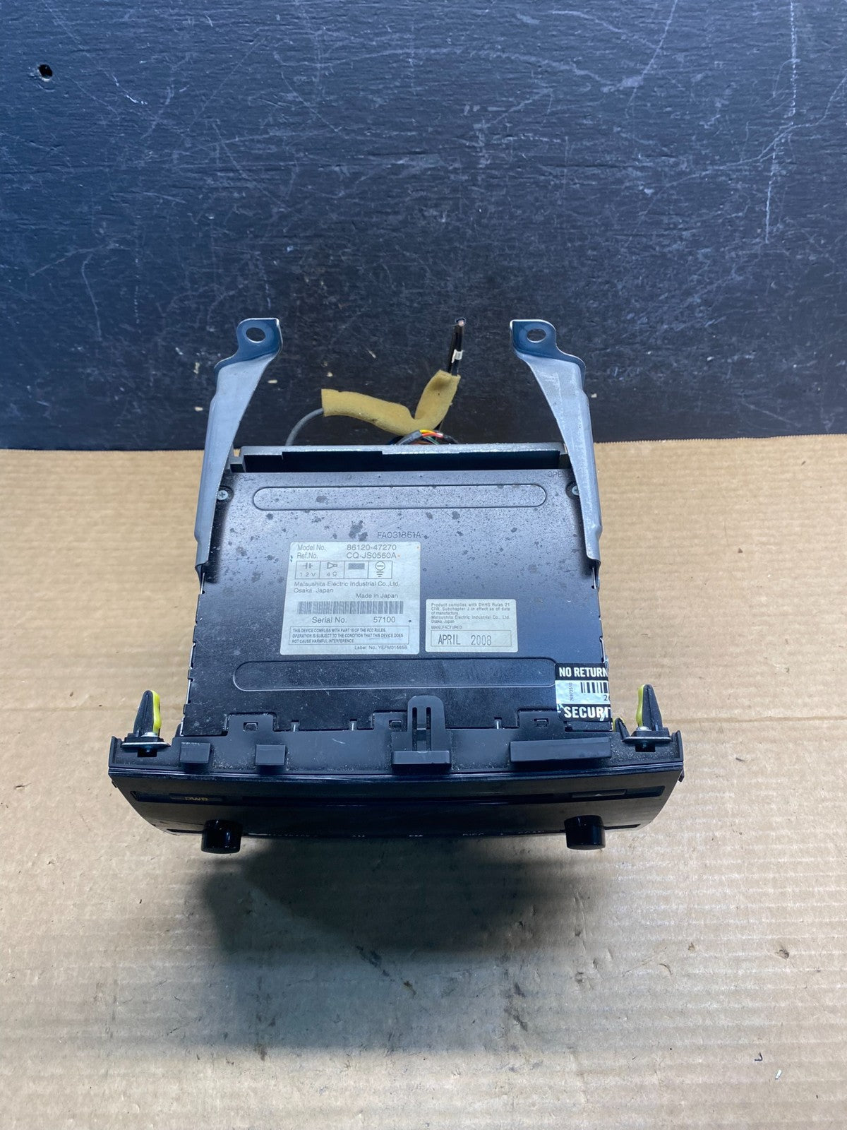 2006 to 2009 Toyota Prius Radio AM/FM CD Player af7847 DG3