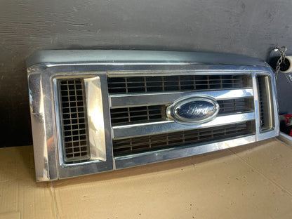 2008 to 2014 Ford Econoline E150 E250 Front Upper Chrome Grill Grille ae3594 DG2