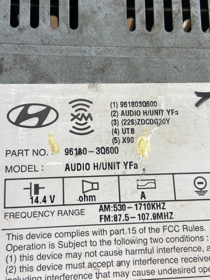 2012 to 2014 Hyundai Sonata Radio CD Player Screen Display ae4389 DG5