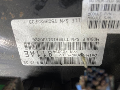 2007 Dodge Charger 5.7L Engine Control ECM P05187840AA O2424 DG2