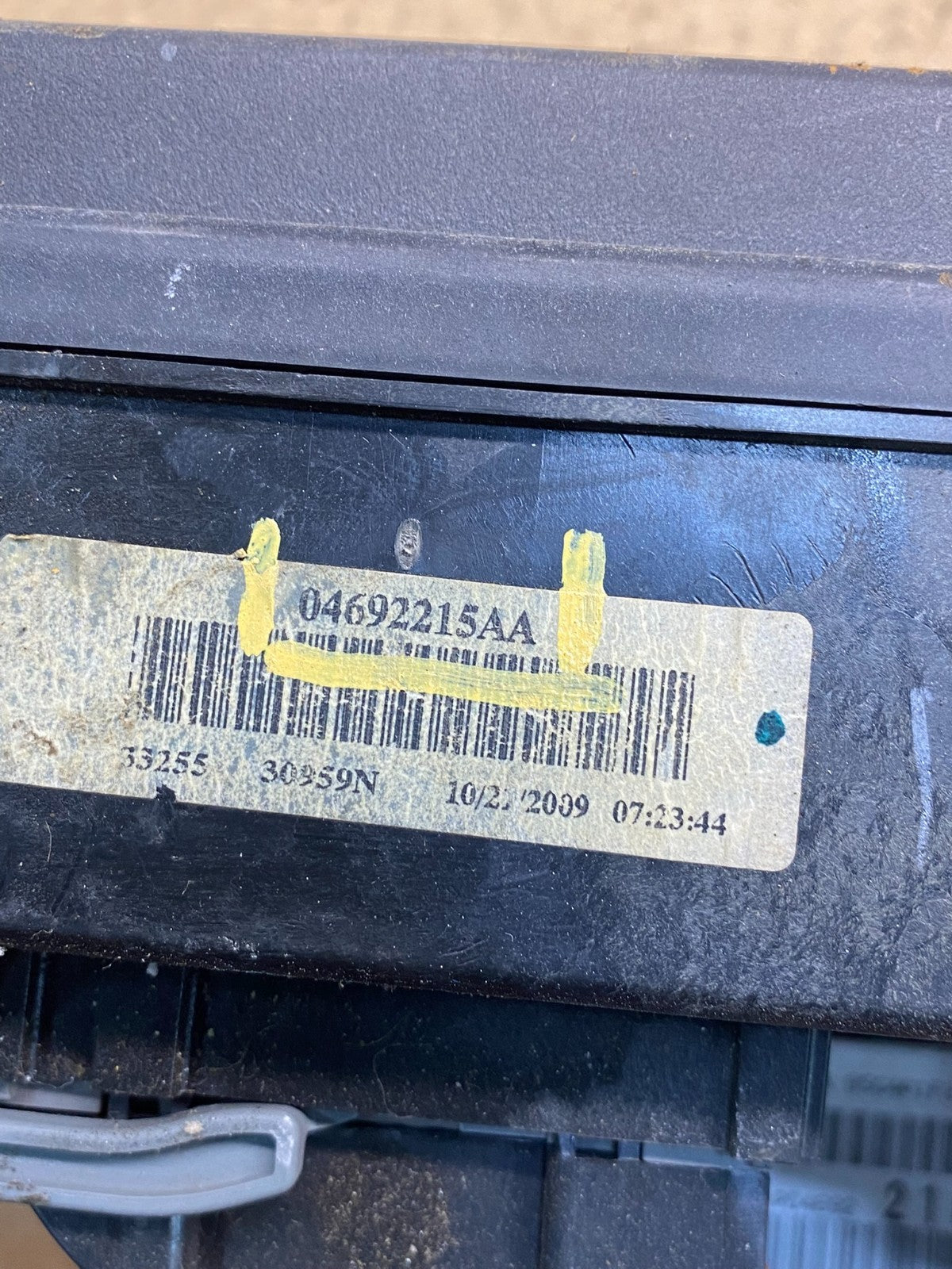 2009 Jeep Grand Cherokee Fuse Box Relay Panel Body Control Module BCM AH5089 DG4