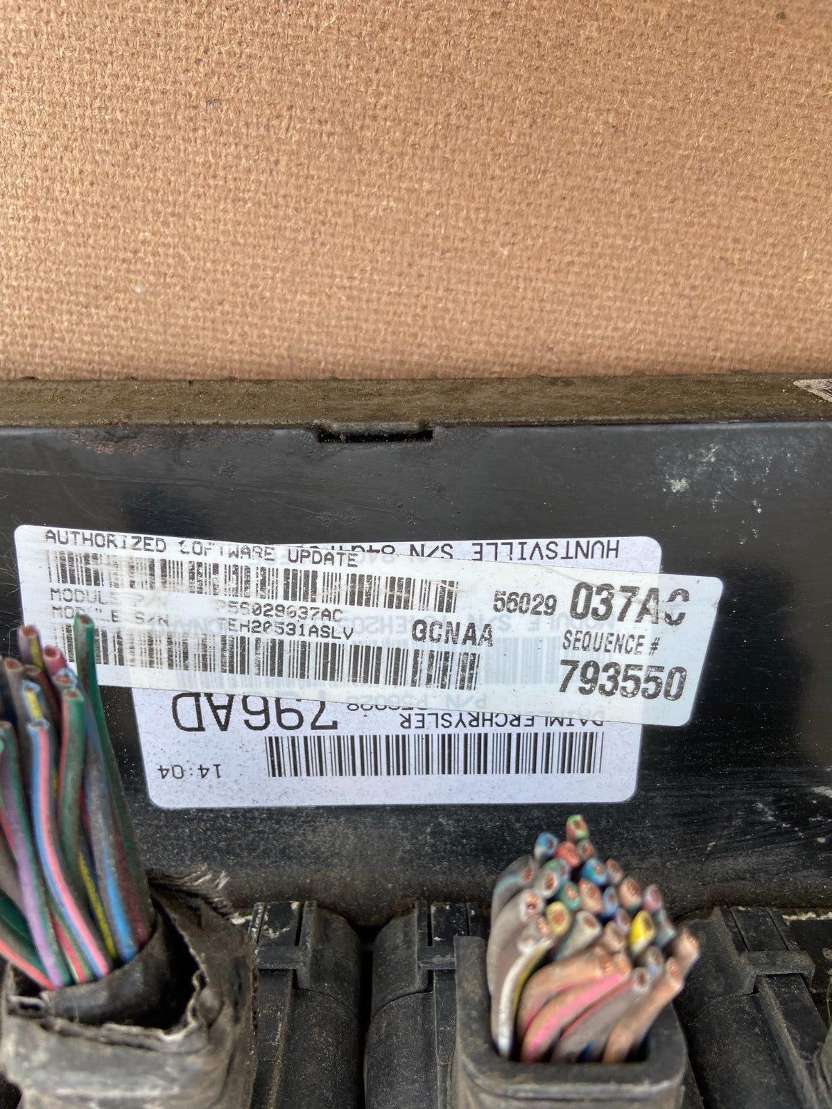 2004 Dodge Dakota 4.7L Engine Computer Module ECM ECU Unit AD2897 DW2