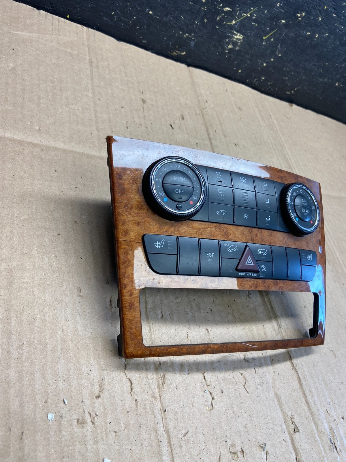 2007-2012 Mercedes X164 GL350 GL450 Climate Control Bezel Wood Switch aa4888 DG2