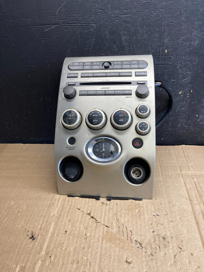 2004 to 2007 Infiniti QX56 Radio Player Climate Control Panel Bezel AE1809 DG0
