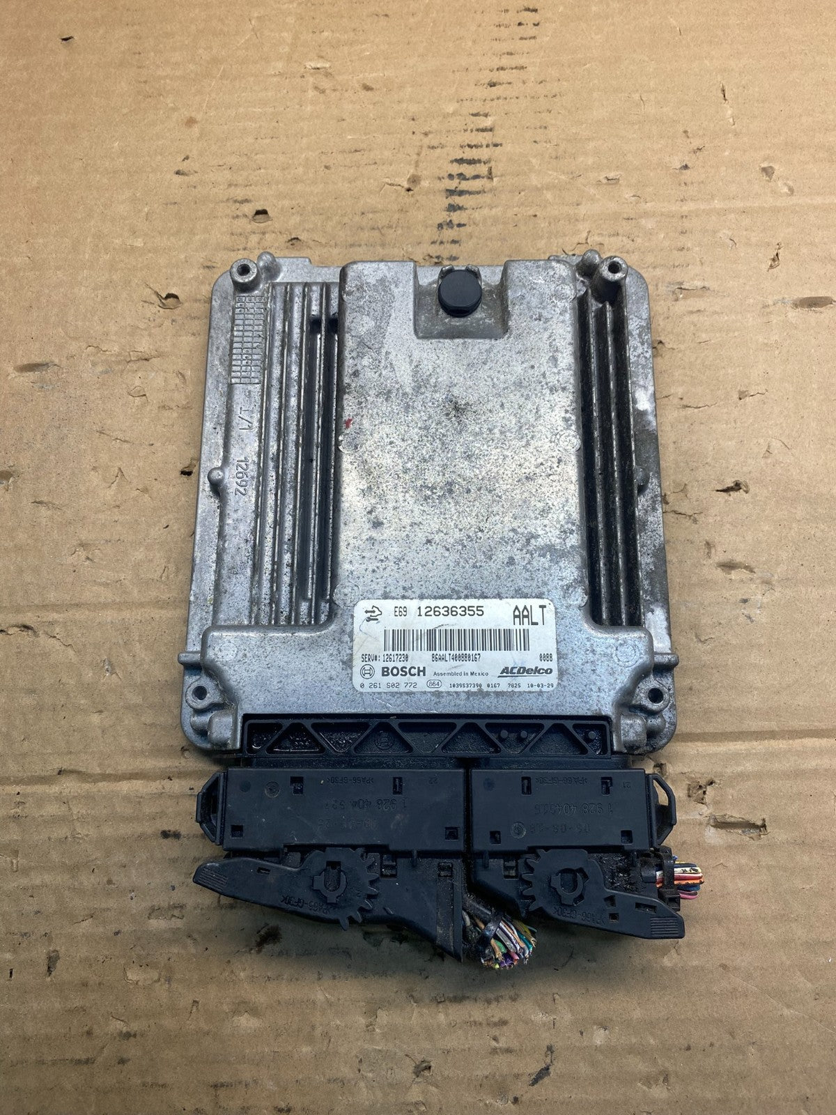 2010 2011 GMC Acadia Traverse Engine Control Module ECM ECU 12636355 ad9385 DG0