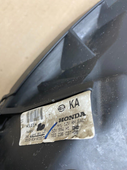 2005 -2006 Honda Crv Cr-v Halogen Headlight Right Passenger Rh AE9491 DW9