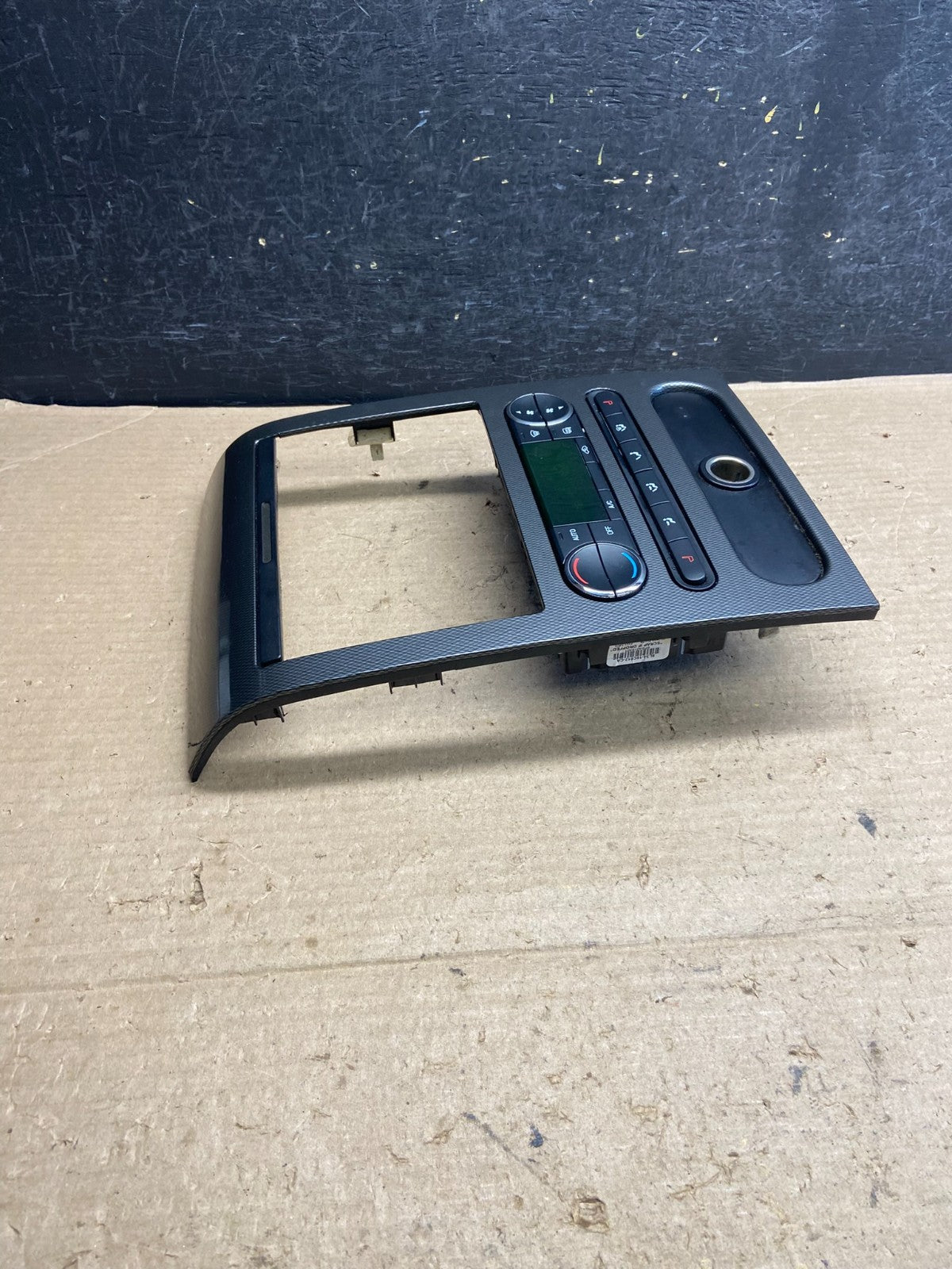2004 to 2008 Ford F150 Radio Climate Dash Bezel Surround Black AH5447 DG1
