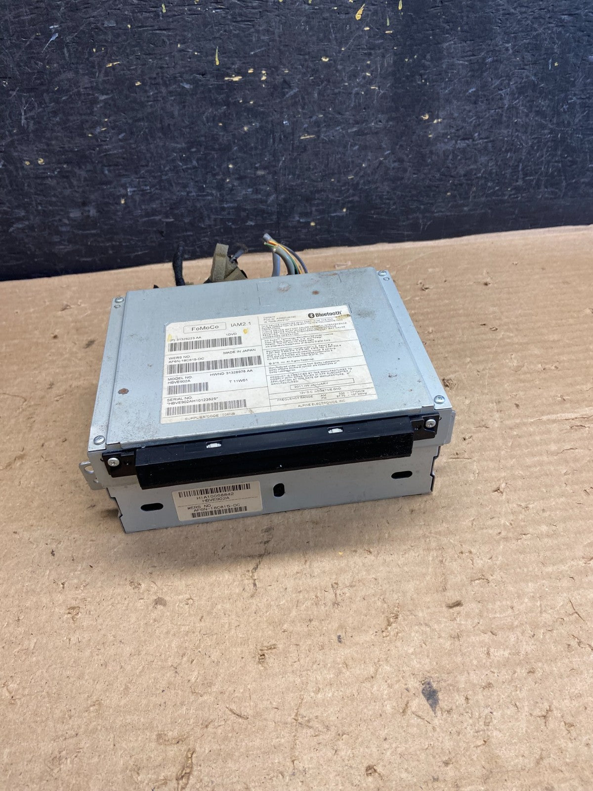 2011 2012 2013 2014 2015 Volvo S60 CD Player CD Player Radio Head Unit ah5131 DG0