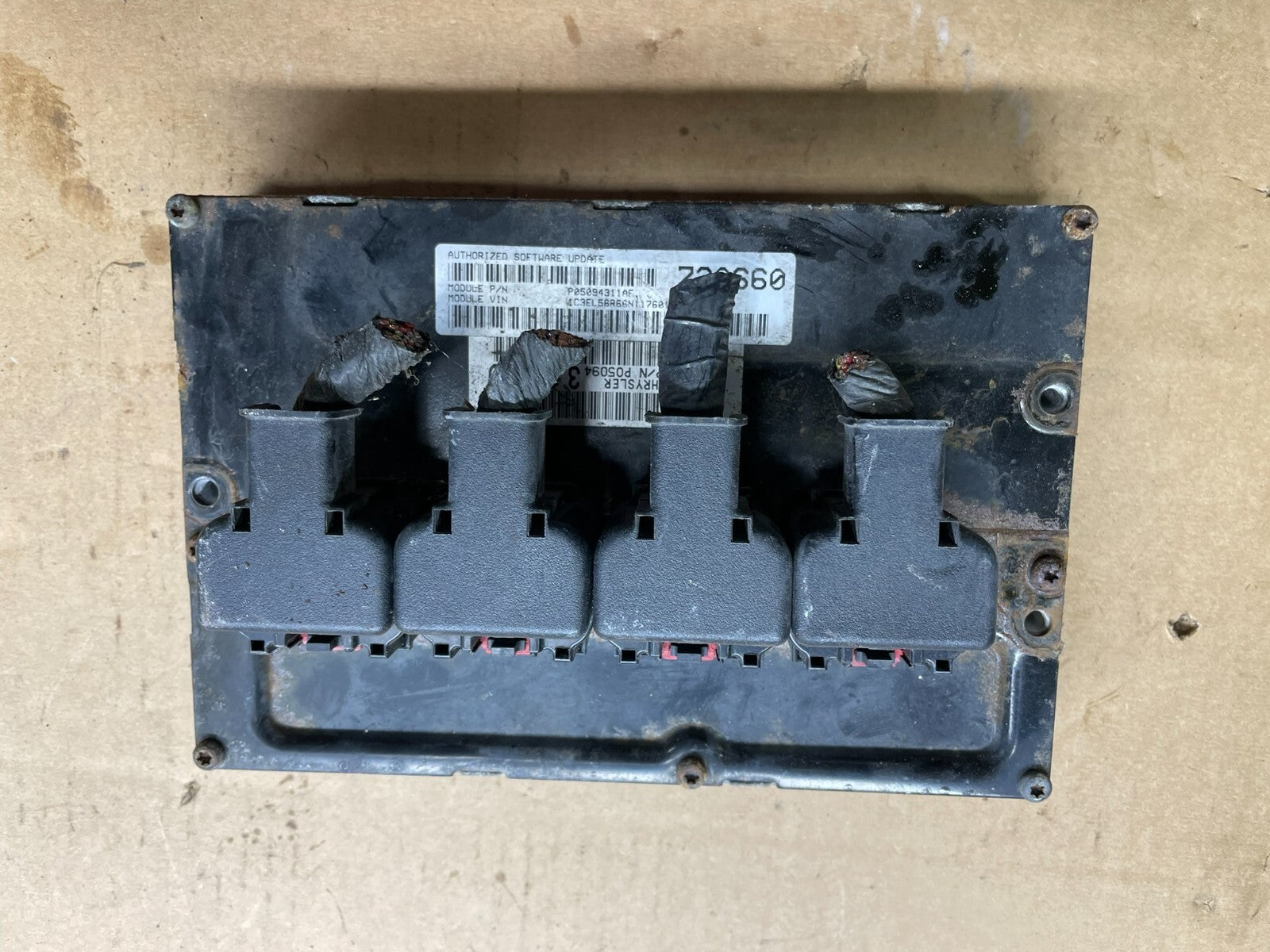 2006 Chrysler Sebring 2.7 Engine Computer Module p05094311af N4822 DG0