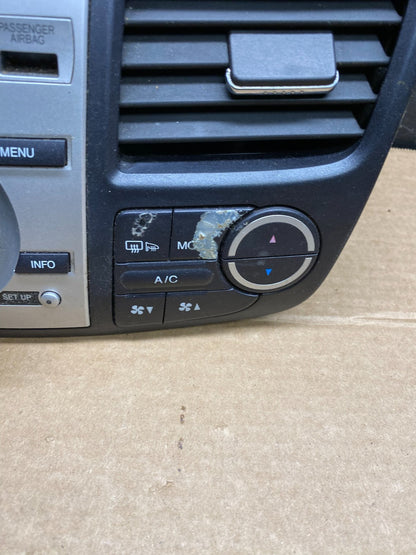 2007 to 2009 Acura RDX GPS RADIO Audio Control Trim Dash w/ Vents W6455 PS1
