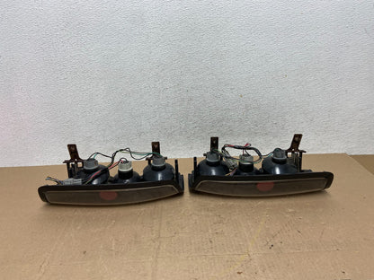 1998 to 2004 Nissan Frontier Left+Right Set Black Side Tail lights AE6773 DG7