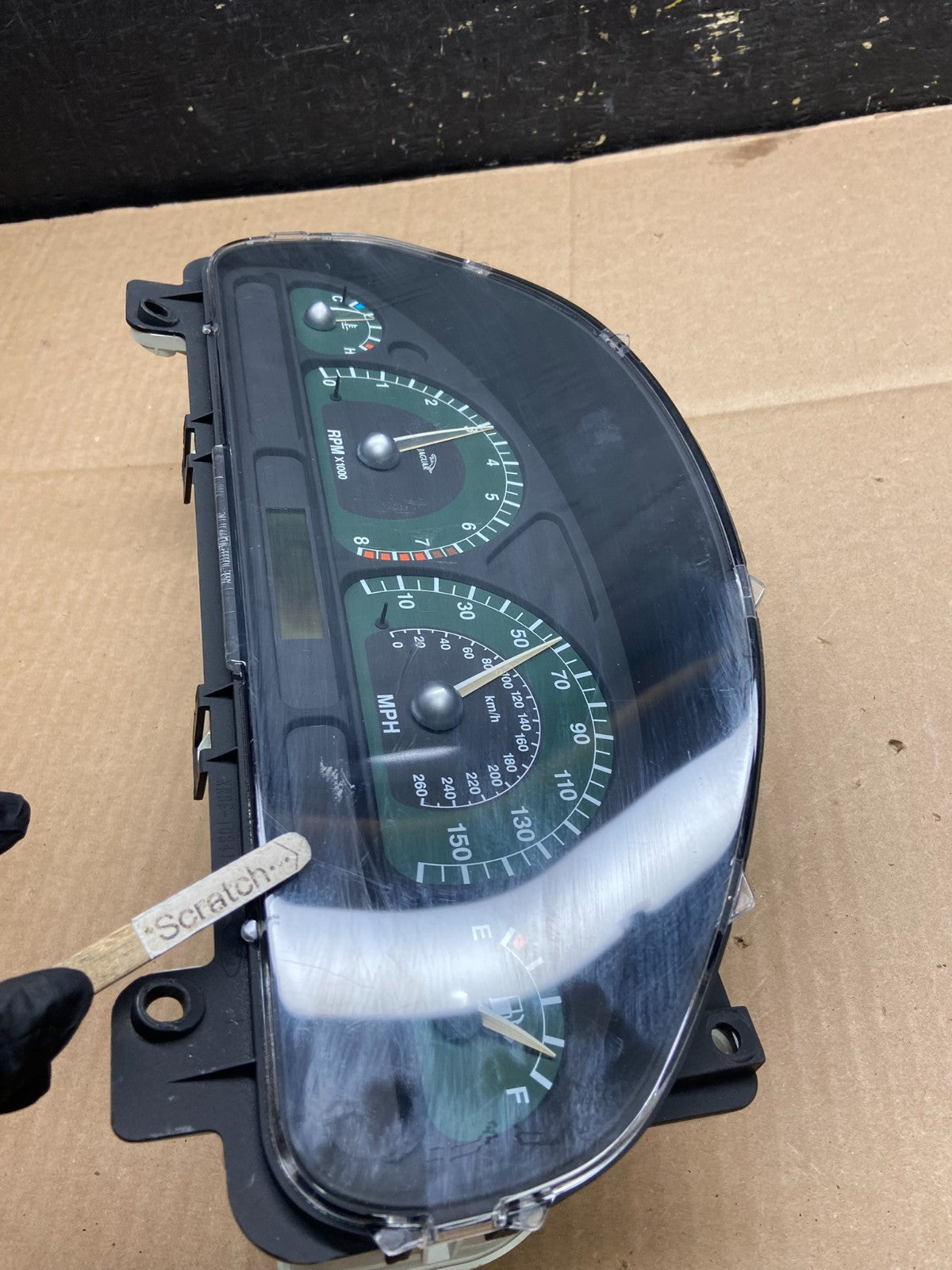 2000 to 2002 Jaguar S-Type Instrument Cluster Gauge Speedometer y2109 DG5