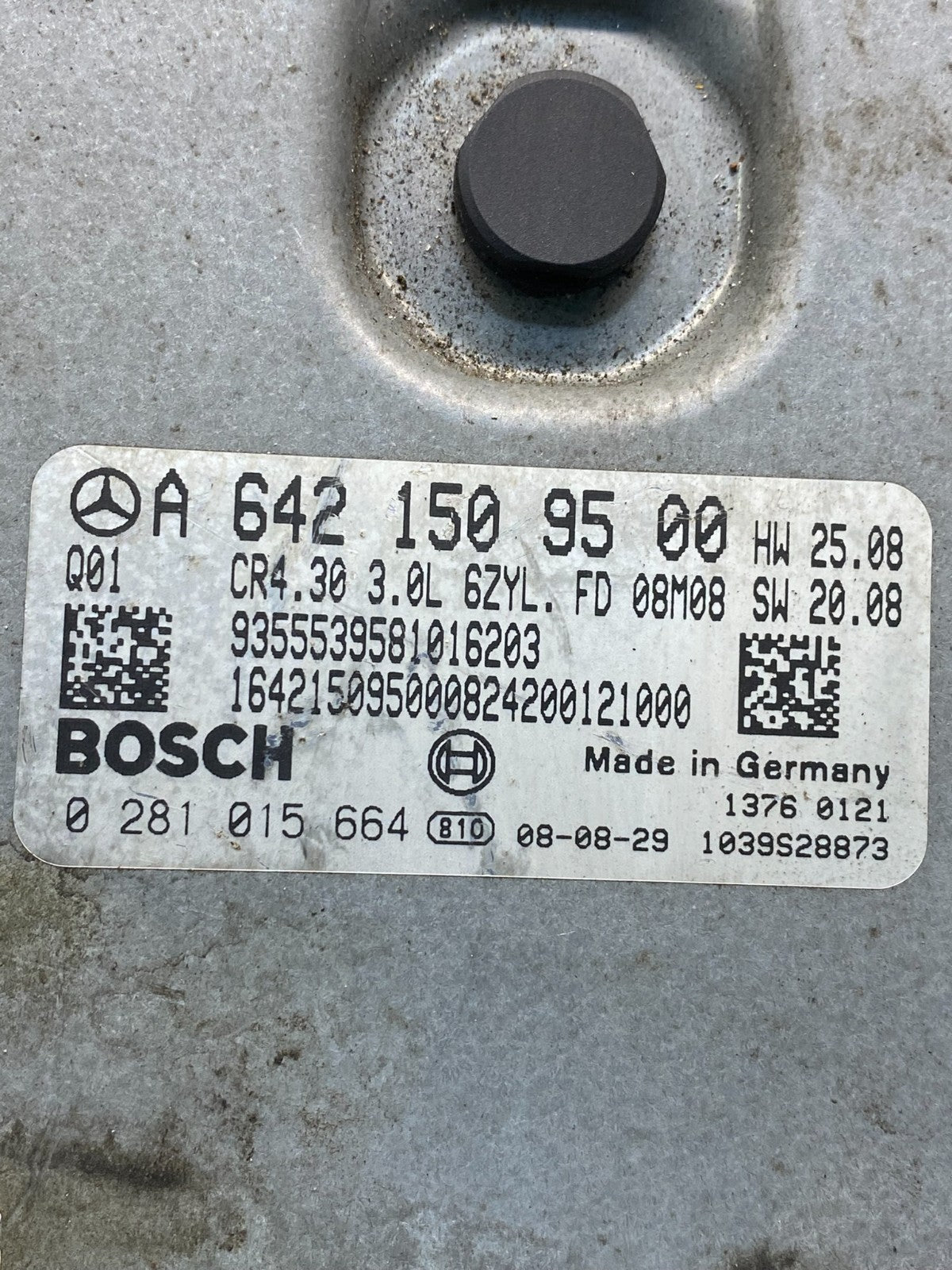 2007 to 2009 Mercedes Sprinter ECU ECM Engine Control Module Unit AD3499 DG2