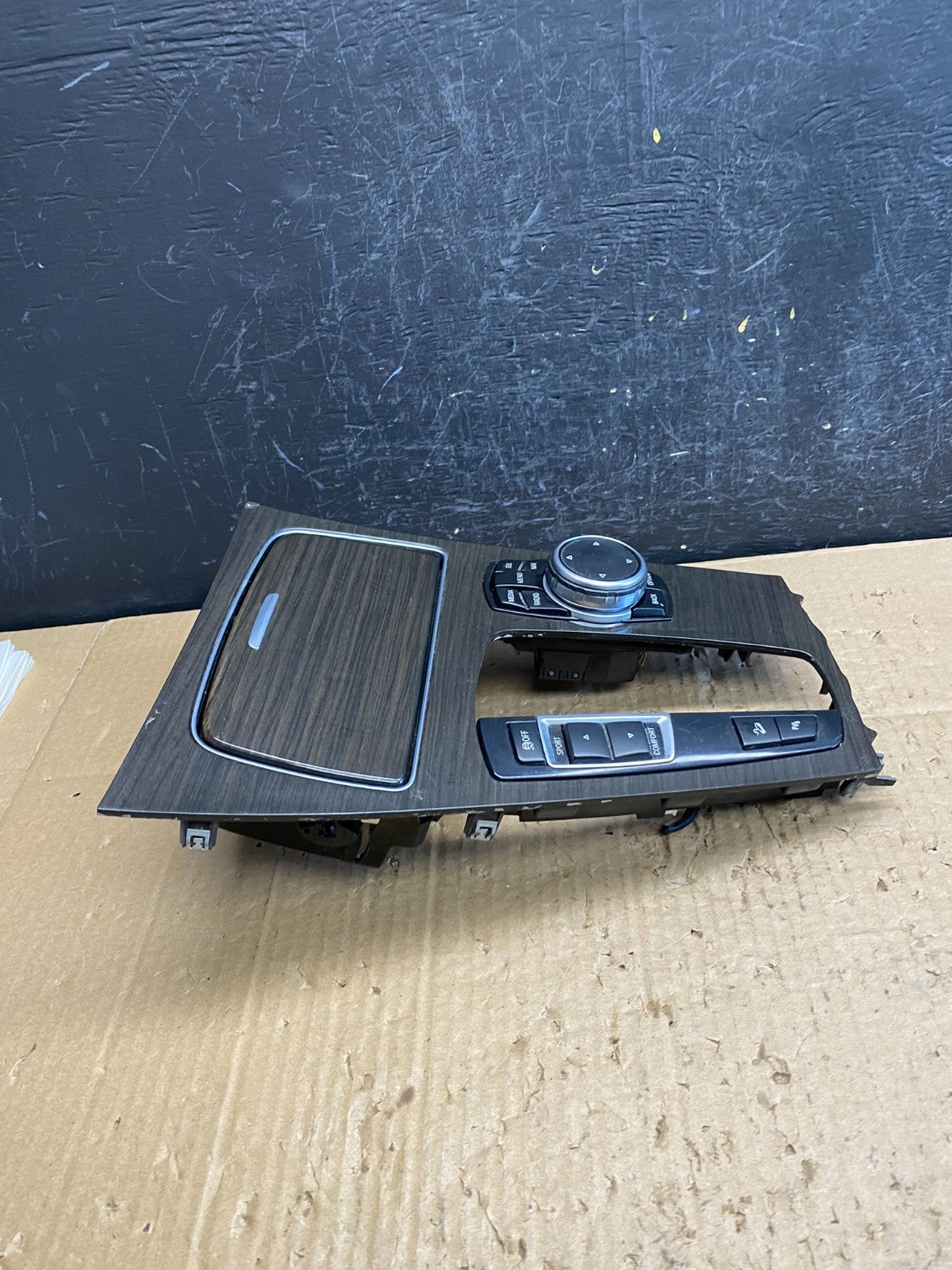 2009 to 2015 BMW F01 740i 750i Center Console Wood Trim Mode Switches AC9615 DG1
