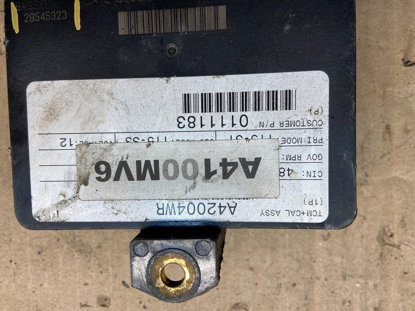 Allison Transmission Control Module 29545323 AC05282