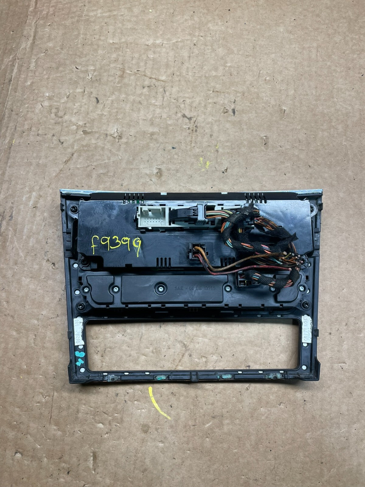 2007 2008 2009 Mercedes W251 R350 AC Temp Heater Climate Control F9399 DG16