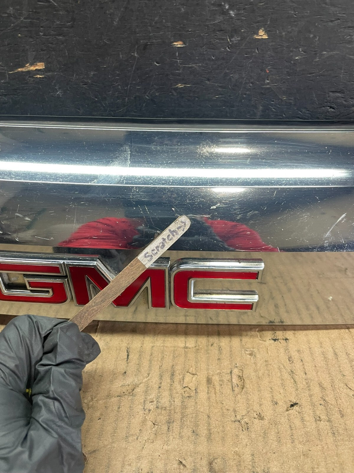 2010-2015 Gmc Terrain Lift Gate Handle Trim Back Up Camera Chrome Panel M6124 DG5