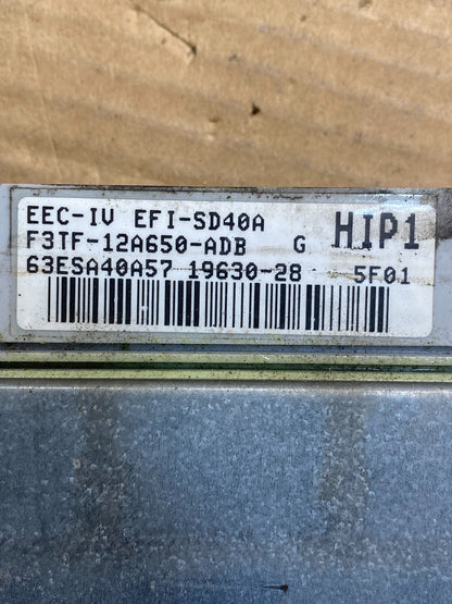 1993-1994 Ford F150 F250 F350 4.9L Engine Control ECU Computer Module AF4162 DW2