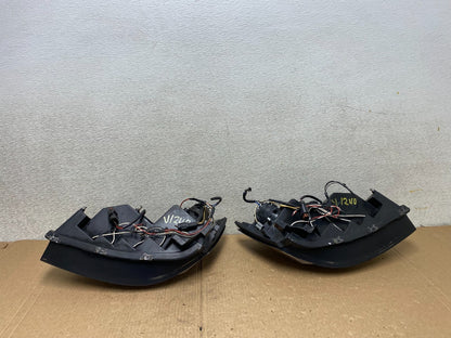 2002 to 2004 Nissan Altima Left+Right Side Set LED Black Headlights  V1240 DG10