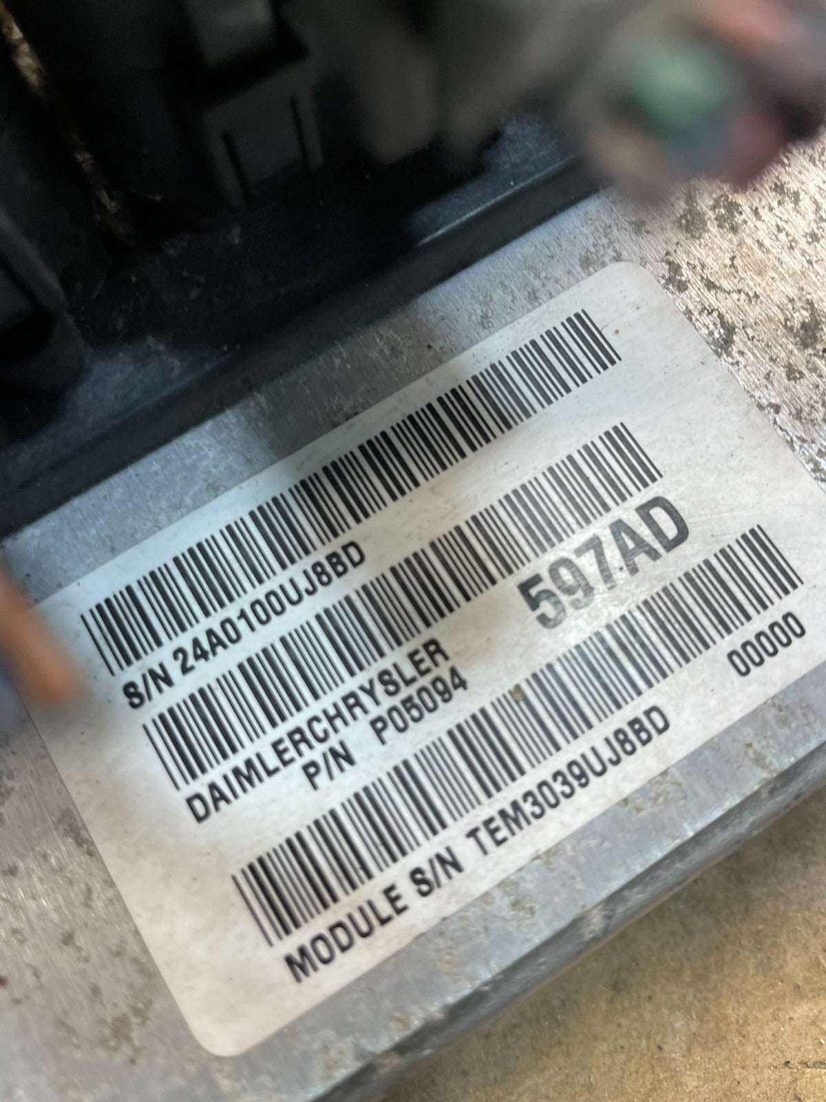 2006 Jeep Liberty Nitro 3.7L Engine Control Unit ECU ECM OEM W7373 DG3