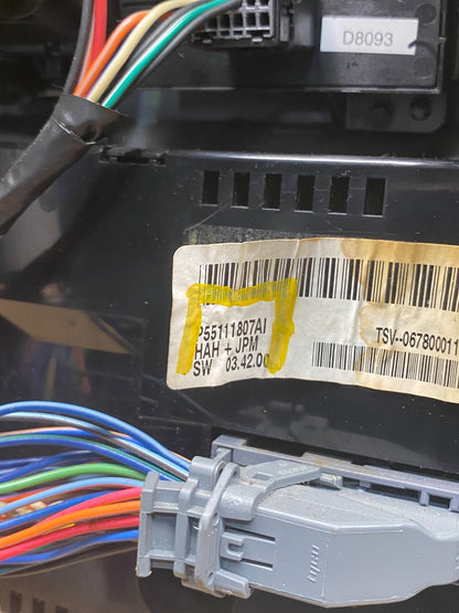 2008-2010 Dodge Grand Caravan Radio Bezel Climate Control Heat AC Heater M85007